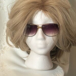 Gradient Purple Aviator Sunglasses